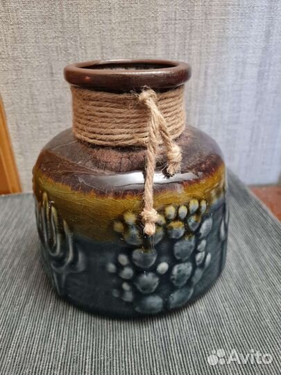 Ваза керамическая для цветов (Италия) новая