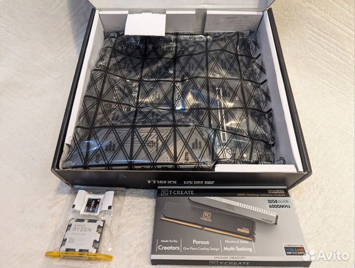 Комплект 7500f + msi b650m mortar wifi + 32Gb