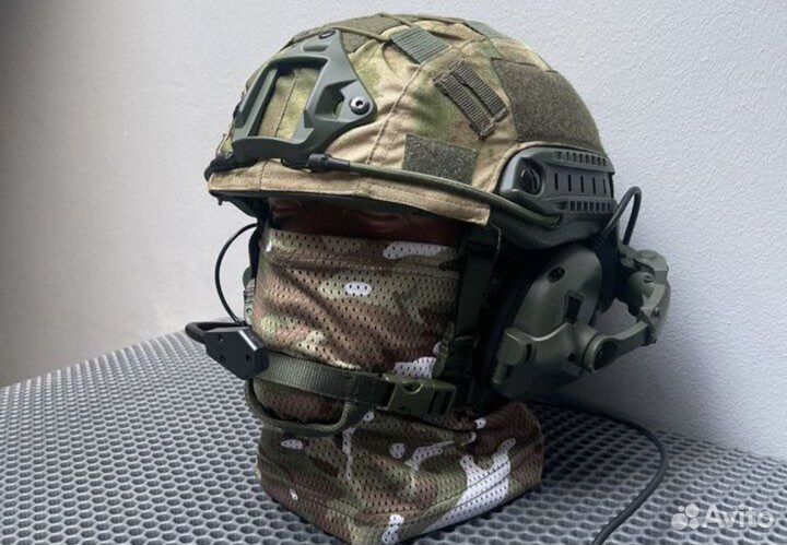 Баллистический шлем +наушники+чехол