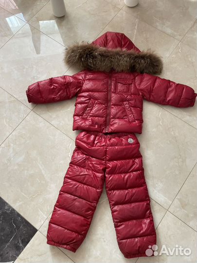 Зимний костюм для девочки moncler 104