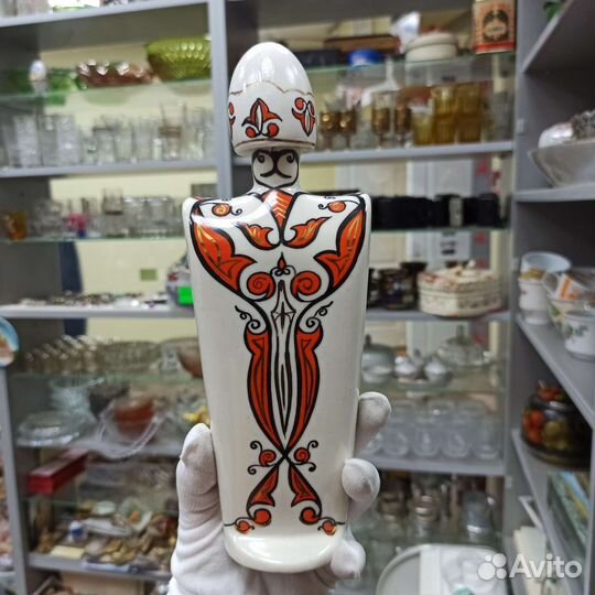 Советский Фарфоровый Штоф Джигит Фарфор СССР