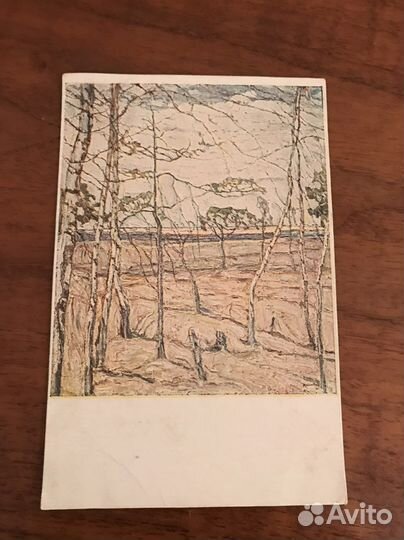 Набор из трех антикварных открыток. А. Маневич