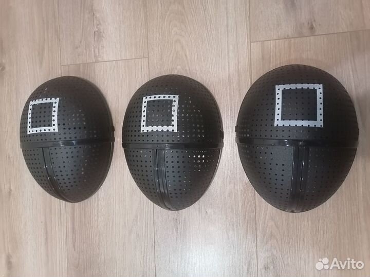 Маски из игры кальмара (3шт)