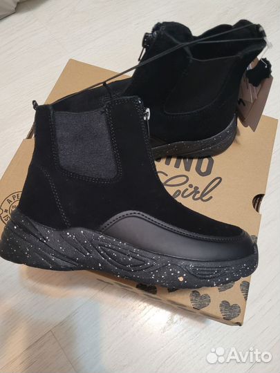 Демисезонные ботинки,34 для девочки