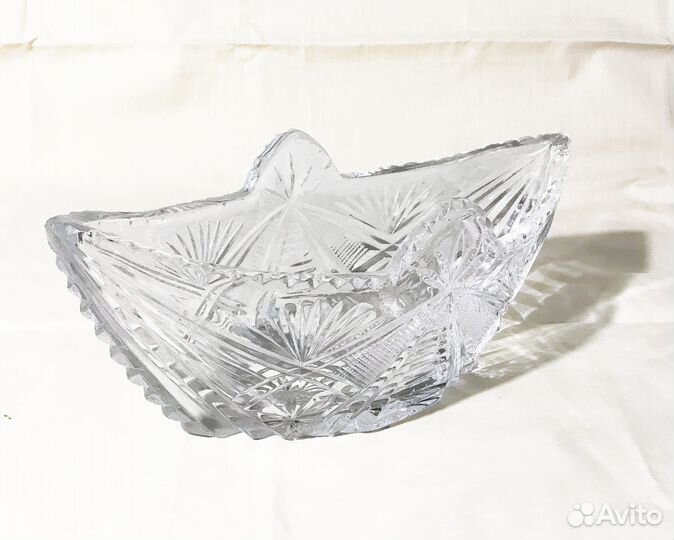 Ладья -ваза -хрусталь -СССР
