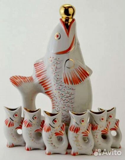 Глиняная, форфоровая посуда СССР и самовар