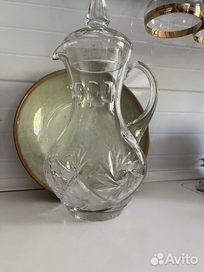 Кувшин хрустальный с пикой