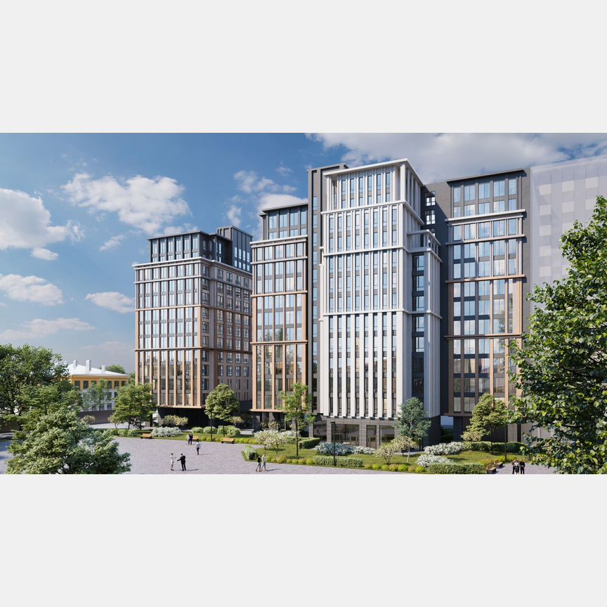 2-к. апартаменты, 63,4 м², 10/13 эт.