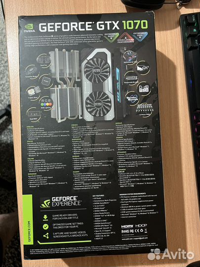 Видеокарта GTX 1070 Super 8G