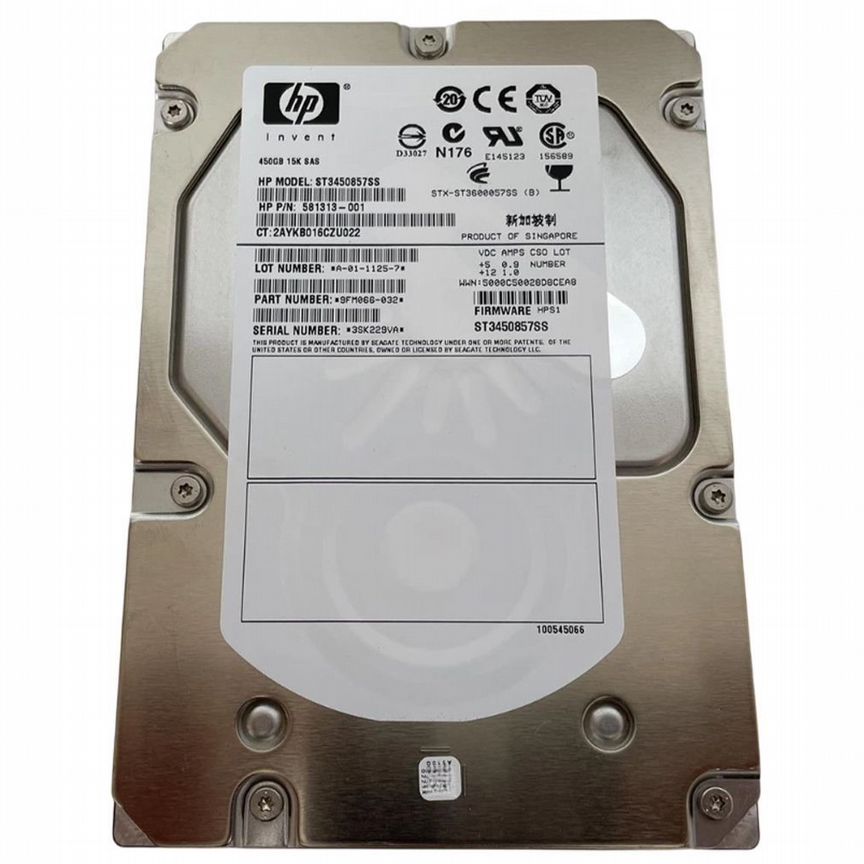 [581313-001] Жесткий Диск Hp450gb Sas 3,5" Hdd