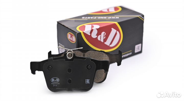 Тормозные колодки R&D Audi/Skoda/VW задние
