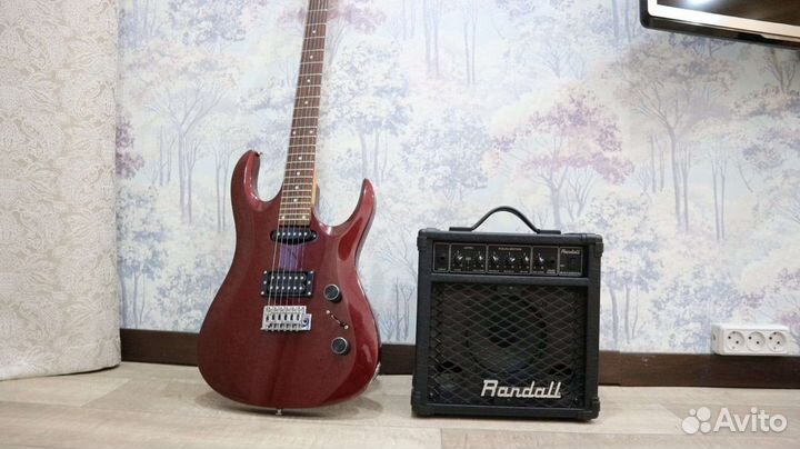 Электрогитара Zombie комбоусилитель Randall