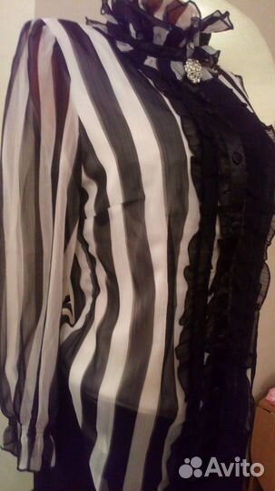Нарядная шифоновая блузка р.50-52