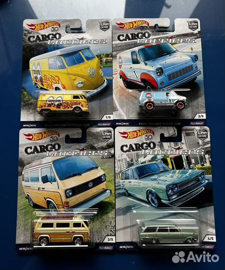 Hot Wheels Premium Cargo Carriers 4/5 Set