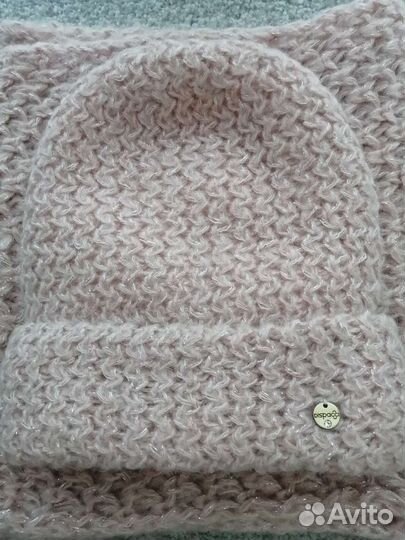 Комплект шапка и снуд