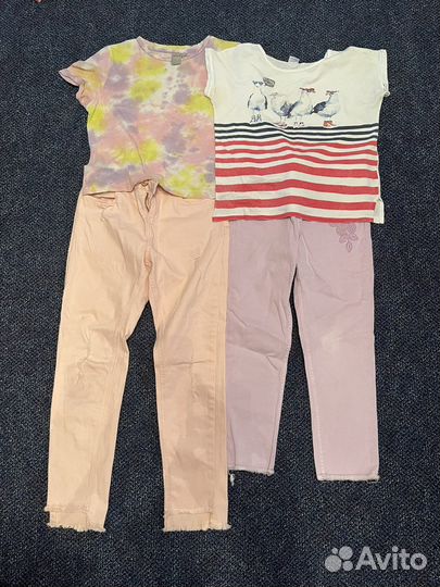 Пакет вещей на девочку рост 140