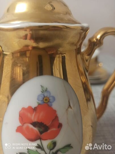 Чайный кофейный сервиз фарфор Винтаж