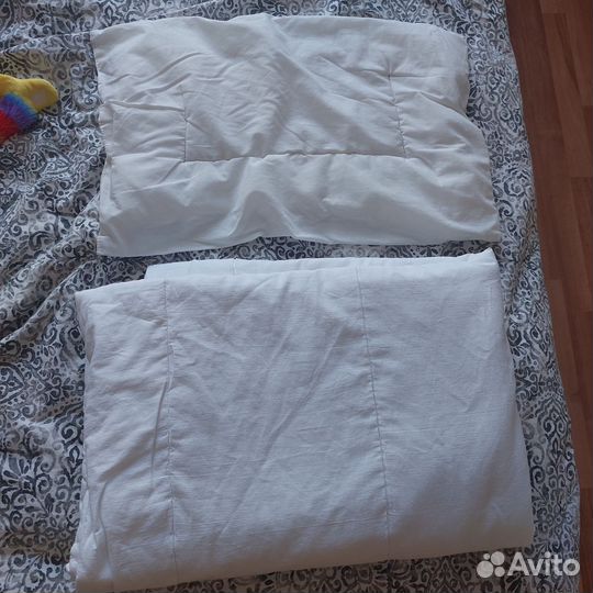 Одеяло с подушкой детские в кроватку