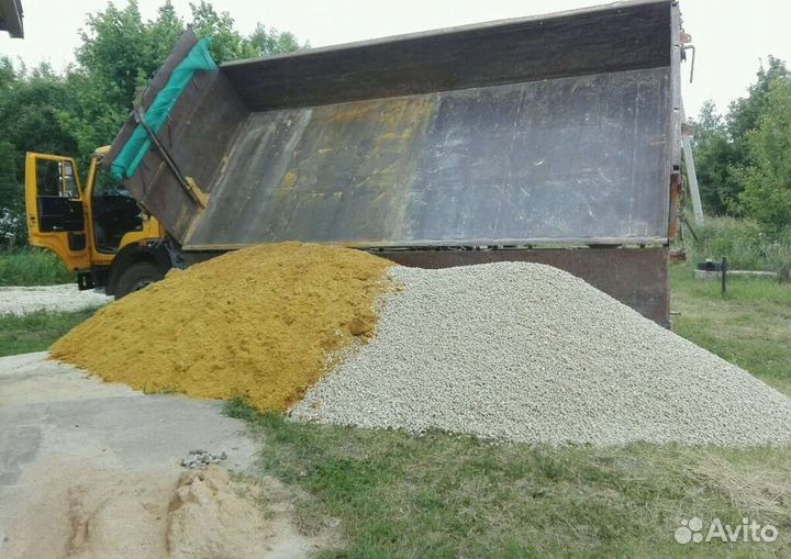 Доставка щебень, песок карьерный, грунт,навоз