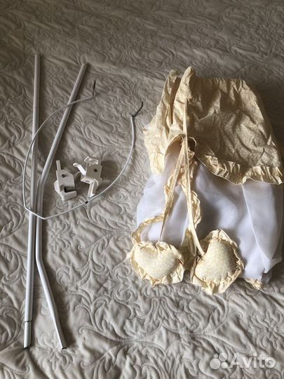 Крепление для балдахина и сам балдахин