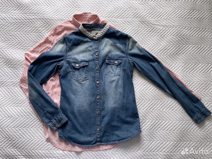 Женские рубашки и блузки 44 хлопок вискоза