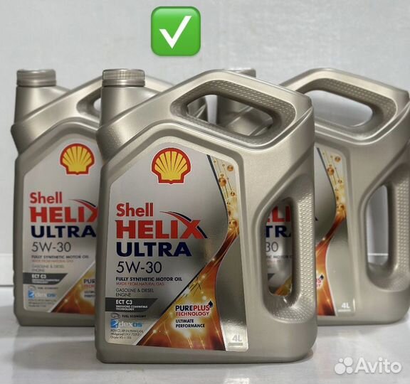 Shell helix ultra ECT C3 5w30 4л
