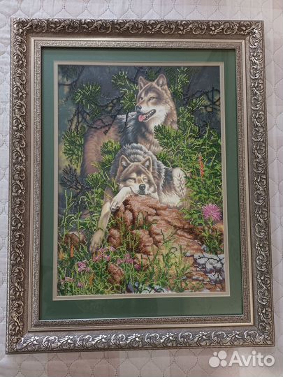 Картина вышитая крестом