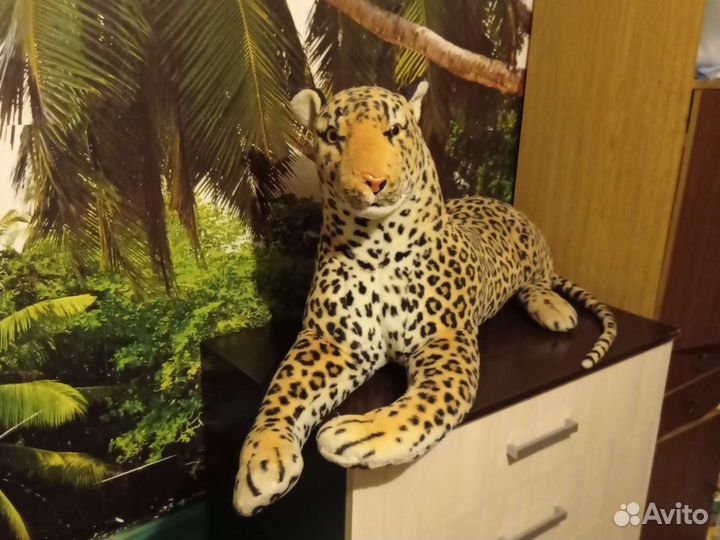 Мягкая игрушка леопард 1м.20см