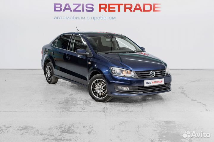 Volkswagen Polo 1.6 AT, 2017, 77 166 км