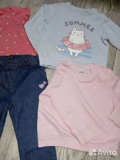 Пакет вещей на девочку 98 см