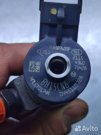 Форсунки 0445110728 Рено Колеос-2/ Koleos-2