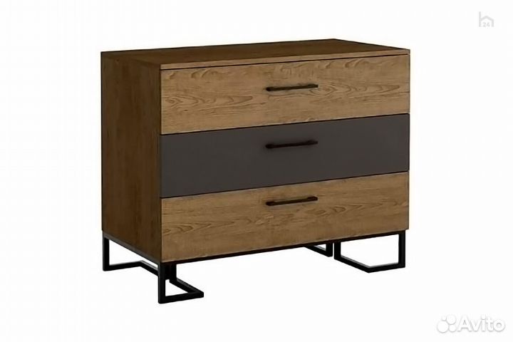 Комод с 3 ящиками Loft Home24