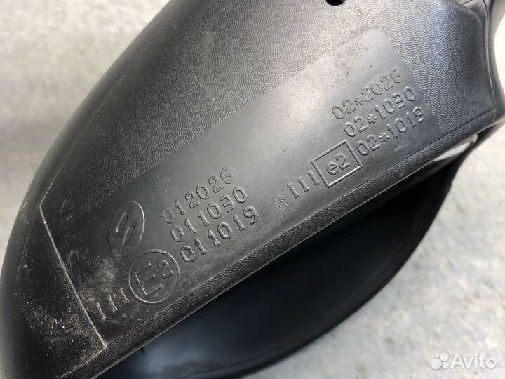 Правое зеркало Citroen C3