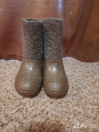 Валенки детские с калошами