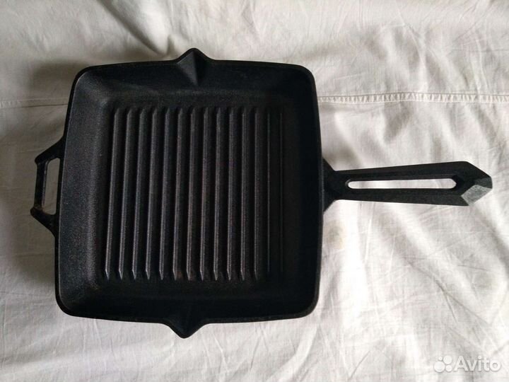 Чугунная сковорода гриль