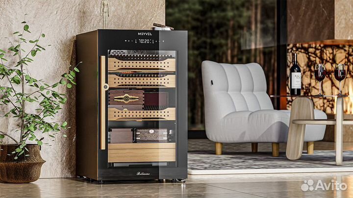 Сигарный шкаф meyvel MC-120BK (PRO)