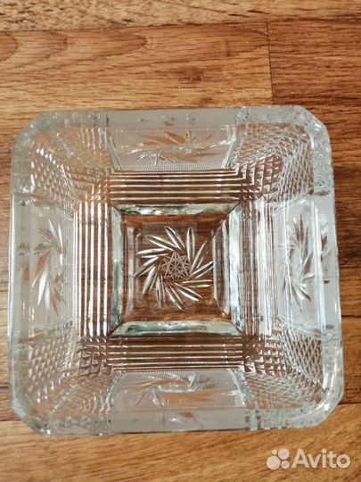 Хрустальная конфетница СССР