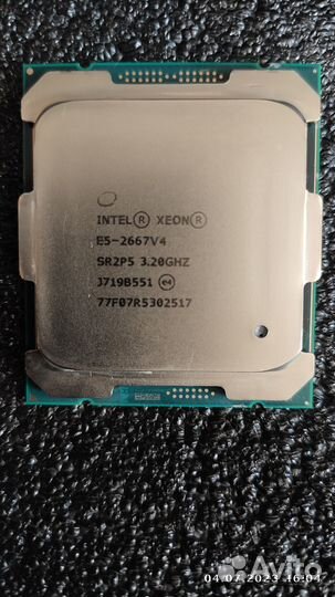Процессор Intel Xeon e5 2667v4