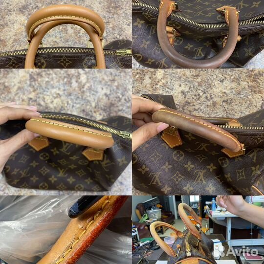 Чистка,реставрация и покраска кожаных сумок