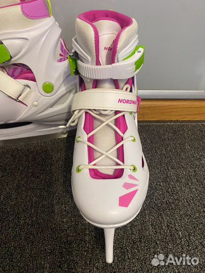 Коньки раздвижные nordway 38-41