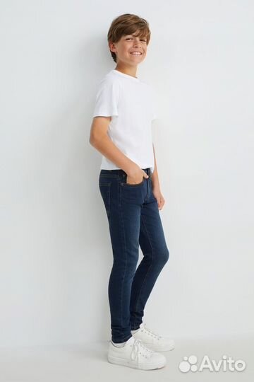 Джинсы скинни для мальчика C&A 140