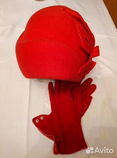 Шляпка+перчатки