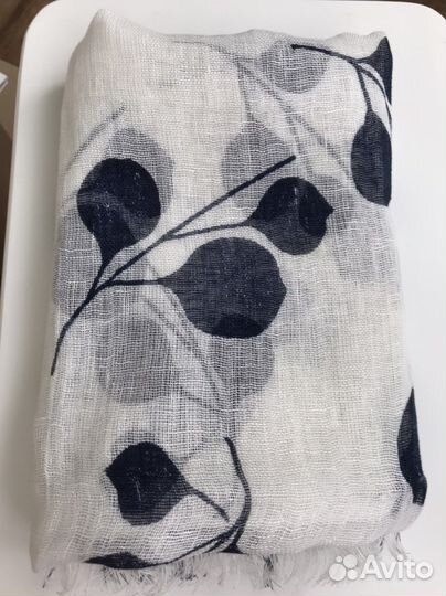 Шарф, палантин лён, Италия