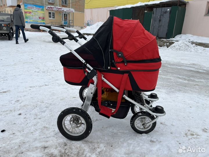 Коляска для двойни tfk