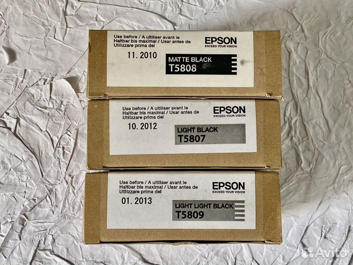 Картриджи для принтера Epson Stylus Pro 3800