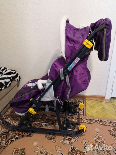 Детские санки-коляска Ника Наши детки 2