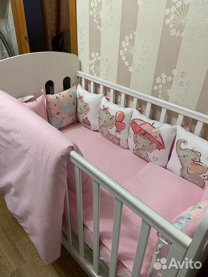 Бортики в детскую кроватку