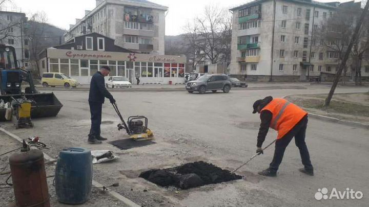 Асфальтирование дворов ямочный ремонт асфальта