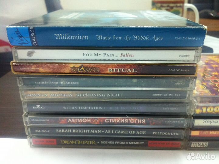 Музыка на сd (метал, сопрано, брит-поп и.т.д.)