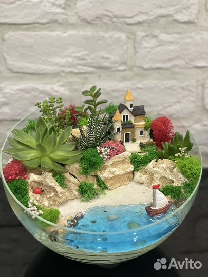 Флорариумы на учителю,воспитателю